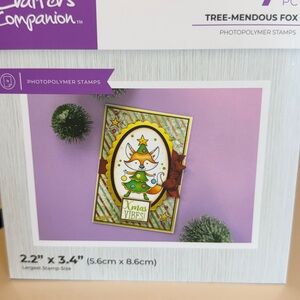 Crafters Companion Tree-Mendy’s Fix Photopolymer Stamp Set